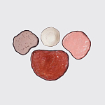 Сет из 4-х тарелок «QARTZITE» варинант исполнения - 1 | Loft Concept в Екатеринбурге