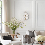 Бра с золотым основанием и 5-ю белыми шарообразными плафонами Bubble варинант исполнения - 4 | Loft Concept в Екатеринбурге