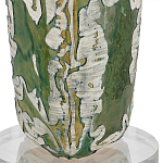 Настольная лампа керамическая с кремовым абажуром Scenic Column варинант исполнения - 2 | Loft Concept в Екатеринбурге