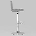 Барный стул с сиденьем серого цвета Honory варинант исполнения - 2 | Loft Concept в Екатеринбурге