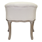Кресло низкое в стиле прованс Бежевый Лен Louis French Armchair  варинант исполнения - 2 | Loft Concept в Екатеринбурге