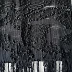 Гобелен из шерсти мериноса с узелками Ночь  варинант исполнения - 1 | Loft Concept в Екатеринбурге