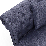 Мебельная ткань Шенилл синий цвет 138 см T4-33 варинант исполнения - 7 | Loft Concept в Екатеринбурге