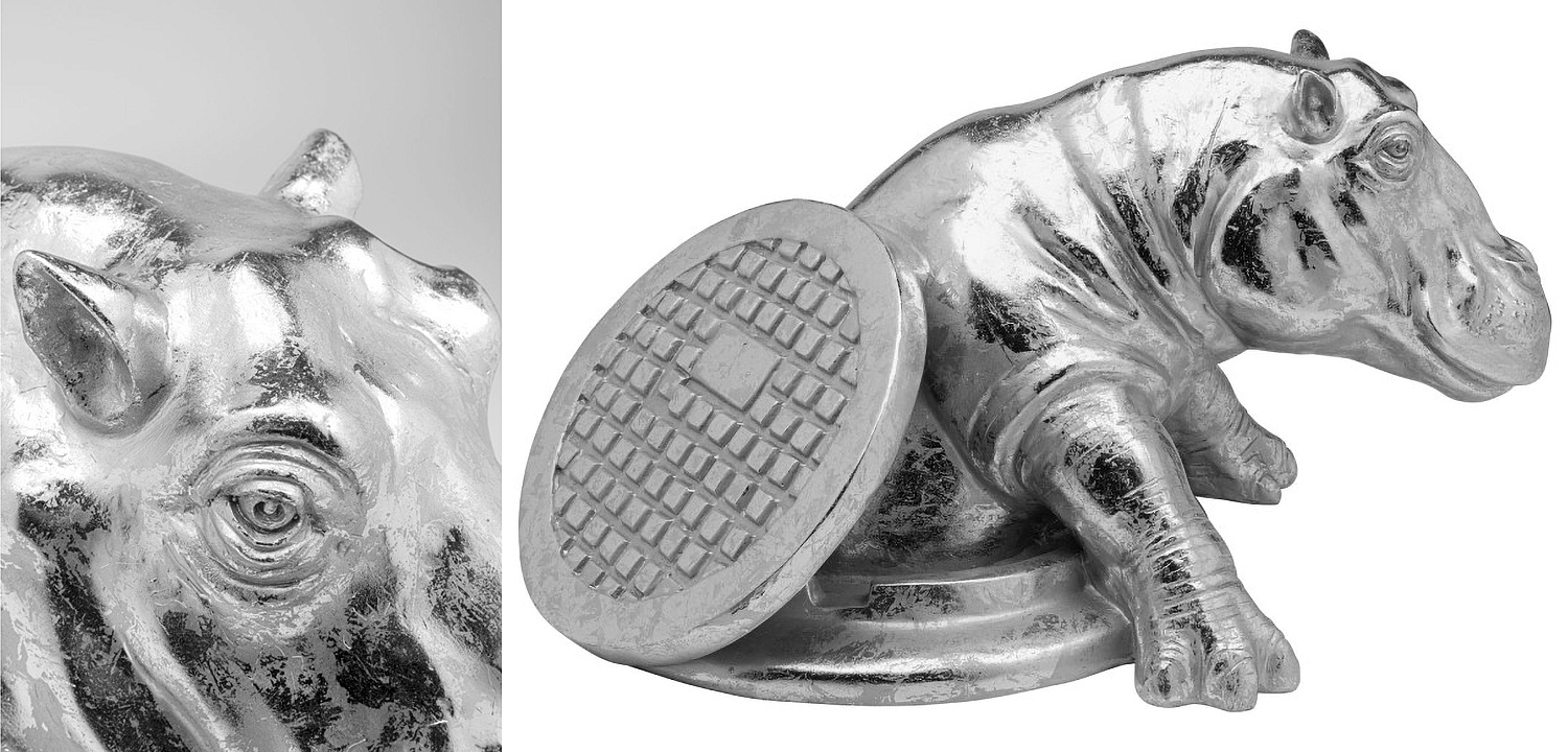 Статуэтка Chrome Hippo - Loft-Concept в Екатеринбурге