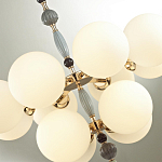 Люстра со вставками из керамики SkyEast 12 ламп варинант исполнения - 3 | Loft Concept в Екатеринбурге