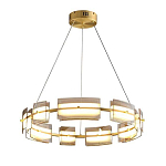 Люстра круглая с янтарными стеклянными плафонами Lighting of Space варинант исполнения - 1 | Loft Concept в Екатеринбурге