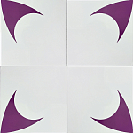 Дизайнерская плитка с узором Комета 2 варинант исполнения - 1 | Loft Concept в Екатеринбурге