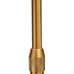 Торшер с мраморным столиком и золотым плафоном Ezio Floor Lamp варинант исполнения - 3 | Loft Concept в Екатеринбурге