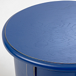 Синяя тумба на фигурных ножках Shelby варинант исполнения - 4 | Loft Concept в Екатеринбурге