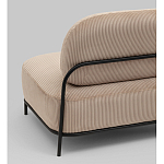 Диван Стоун велюр рельефный бежевый варинант исполнения - 4 | Loft Concept в Екатеринбурге