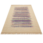 Ковер с геометрическим узором из комбинированного состава Full rhythm варинант исполнения - 3 | Loft Concept в Екатеринбурге