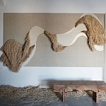 Декор настенный в Эко стиле Малибу wall panel Malibu Abstraction варинант исполнения - 1 | Loft Concept в Екатеринбурге