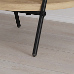 Стол приставной с 2-мя круглыми столешницами из дерева ESSEL OAK варинант исполнения - 2 | Loft Concept в Екатеринбурге