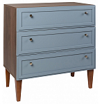 Комод серый из массива бука с 3-мя ящиками Wenge Light варинант исполнения - 1 | Loft Concept в Екатеринбурге