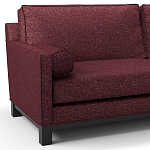 Мебельная ткань Шенилл бордовый цвет 138 см T4-38 варинант исполнения - 6 | Loft Concept в Екатеринбурге