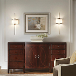 Бра вертикальное с белым полукруглым плафоном и длинным стержнем S Kichler варинант исполнения - 15 | Loft Concept в Екатеринбурге