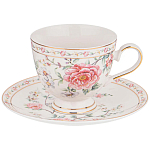 Чайный сервиз из фарфора на 6 персон 14 предметов Flower Porcelain Collection варинант исполнения - 2 | Loft Concept в Екатеринбурге