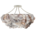Потолочный светильник с каскадным абажуром из ракушек Sea Ravens варинант исполнения - 3 | Loft Concept в Екатеринбурге