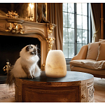 Настольная лампа в форме трапеции из натурального камня Soft Glow of Stone варинант исполнения - 5 | Loft Concept в Екатеринбурге