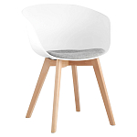 Стул из пластика с мягким сиденьем Eames варинант исполнения - 1 | Loft Concept в Екатеринбурге