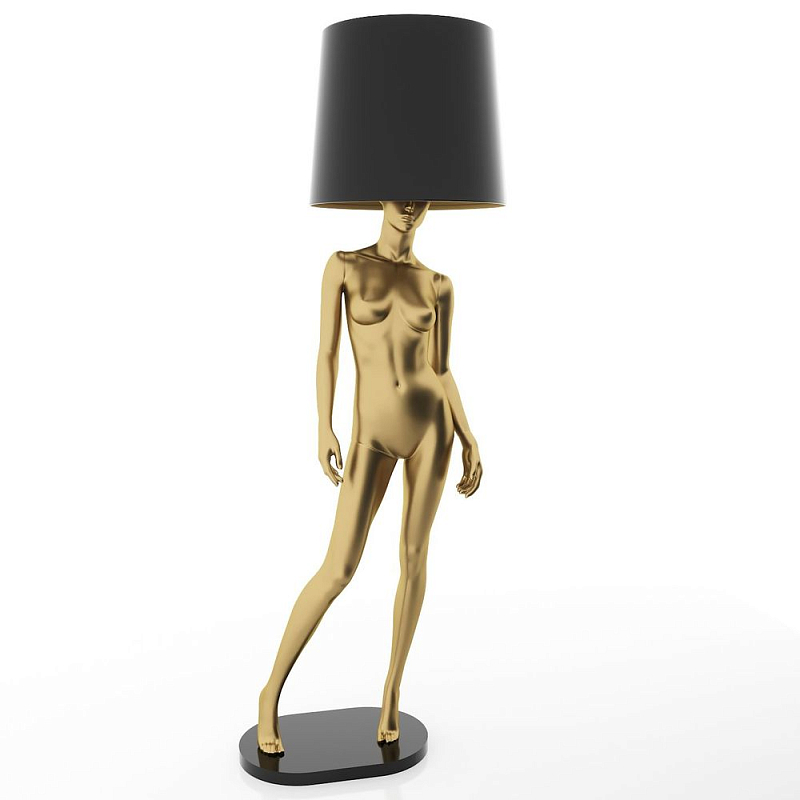 Лампа MANNEQUIN LAMP с абажуром изгибы тела Глянцевый черный Черный матовый Глянцевый белый Белый матовый Серый матовый Золотой Красный в Екатеринбурге | Loft Concept 