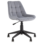 Мягкое компьютерное кресло Plushe Grey варинант исполнения - 1 | Loft Concept в Екатеринбурге