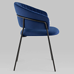 Стул в велюре синего цвета Horizon варинант исполнения - 2 | Loft Concept в Екатеринбурге