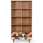 Широкий стеллаж с принтом Elise Rack варинант исполнения - 6 | Loft Concept в Екатеринбурге