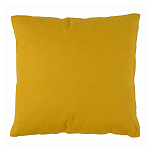 Подушка декоративная хлопковая горчичного цвета с абстрактным принтом Elysian Flow Sunset варинант исполнения - 2 | Loft Concept в Екатеринбурге