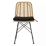 Стул с ротанговым плетением Wicker Stool без подлокотников варинант исполнения - 1 | Loft Concept в Екатеринбурге