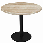 Стол обеденный с круглой столешницей светлый дуб Harris Collection варинант исполнения - 1 | Loft Concept в Екатеринбурге