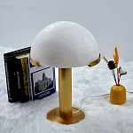 Настольная лампа c абажуром в форме купола из натурального камня  Heavenly Harmony варинант исполнения - 4 | Loft Concept в Екатеринбурге