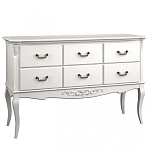 Консоль белая из массива бука с ящиками в стиле прованс White Provence варинант исполнения - 1 | Loft Concept в Екатеринбурге