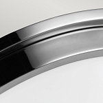 Потолочный светильник для ванных комнат цвета хром с вытянутым плафоном из молочного стекла Feiss варинант исполнения - 4 | Loft Concept в Екатеринбурге