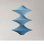 Подвесной вязаный голубой светильник «Звезда Востока 03» варинант исполнения - 1 | Loft Concept в Екатеринбурге