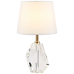 Настольная лампа с основанием из хрусталя Manlio Crystal Lampshade Table Lamp варинант исполнения - 1 | Loft Concept в Екатеринбурге