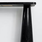 Консоль чёрная на 2-х конусообразных ножках Eros варинант исполнения - 3 | Loft Concept в Екатеринбурге