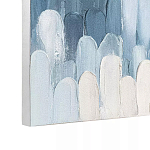 Панно декоративное с ручной росписью Blue Strokes варинант исполнения - 3 | Loft Concept в Екатеринбурге