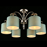 Люстра потолочная Nikoletta с бирюзовым плафоном варинант исполнения - 1 | Loft Concept в Екатеринбурге