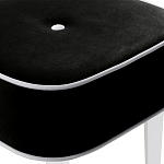 Квадратный мягкий пуф на белых ножках Winton Pouf Square варинант исполнения - 10 | Loft Concept в Екатеринбурге