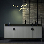 Дизайнерский комод светло-серый с фактурным фасадом UNO варинант исполнения - 1 | Loft Concept в Екатеринбурге