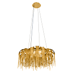 Люстра круглая подвесная с металлическими дугами и длинными цепочками 80 см Atlantis Chain варинант исполнения - 12 | Loft Concept в Екатеринбурге