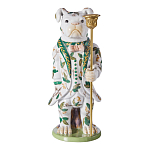 Подсвечник в виде собачки из фарфора с бронзовыми элементами Eden Garden варинант исполнения - 4 | Loft Concept в Екатеринбурге