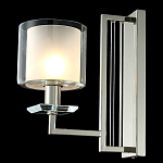 Бра с геометрическим каркасом из металла и цилиндрическим стеклянным плафоном Laurent варинант исполнения - 4 | Loft Concept в Екатеринбурге