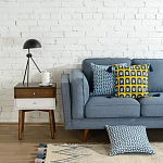 Чехол на подушку с двусторонним принтом и кисточками Ophelia Grove варинант исполнения - 4 | Loft Concept в Екатеринбурге