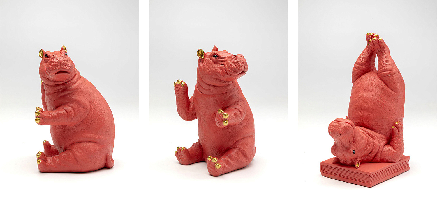 Держатель для книг Red Hippos Держатель для книг Red Hippos - Loft-Concept в Екатеринбурге