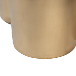 Стол журнальный круглый керамогранит белый Keramos варинант исполнения - 4 | Loft Concept в Екатеринбурге