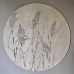 Ботаническое панно Тростник 3 варинант исполнения - 1 | Loft Concept в Екатеринбурге