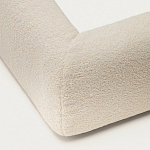 Кровать со съемным бежевым чехлом из ткани букле White Boucle Collection варинант исполнения - 5 | Loft Concept в Екатеринбурге