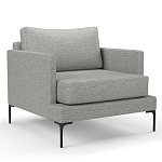 Мебельная ткань Шенилл серый цвет 138 см T4-29 варинант исполнения - 3 | Loft Concept в Екатеринбурге